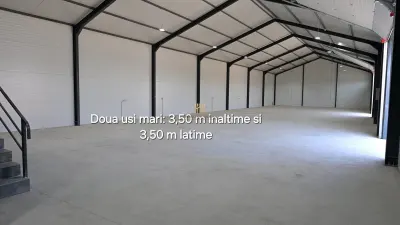 Hală Nouă de Închiriat în Ițcani, Suceava | 464 mp | Teren 800 mp | Acces TIR | E85 & Centura Sucevei | - foto 4
