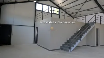 Hală Nouă de Închiriat în Ițcani, Suceava | 464 mp | Teren 800 mp | Acces TIR | E85 & Centura Sucevei | - foto 8
