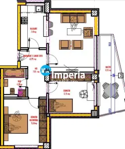 Apartament de vanzare,3 camere , bloc nou,zona rond Pacurari - foto 6