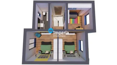 Duplex 4 cam, 250 teren, canalizare, 300 m de Profi Horpaz - foto 7
