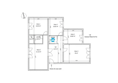 Apartament 4 camere – Moara de Foc | perfect pentru birou/cabinet/spatiu - foto 10