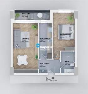 Apartament Nou 2 camere Ciric lac Venetia - foto 12