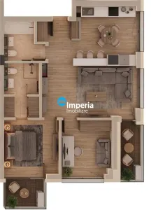 Ap 3 cam,complex rezidential,zona Tatarasi 2 Baieti - foto 5