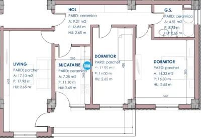 Apartament 2 camere decomandat 55 mp, bloc nou, Pacurari Rediu - foto 2