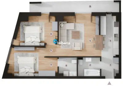 Proiect NOU Tatarasi - Kaufland, apartamente 3 camere pret Promotional! - foto 4
