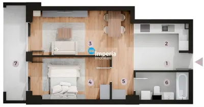 Proiect noi -Tatarasi Kaufland, Apartamente 2 camere pret PROMOTIONAL - foto 4
