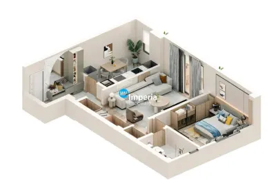 Apartament Nou 2 camere Cartier Iriss - foto 3