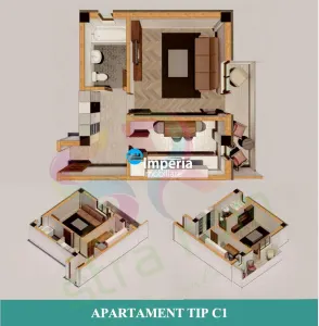 Apartament 1 Cam, D, parcare inclusa, Cortez,  Hlincea Iasi - foto 2