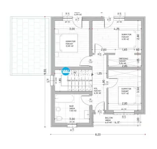 Vila P+E 120 mp, beci,  400 teren, 5 drumuri, Valea Adanca - foto 7