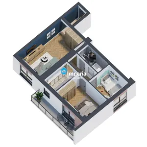 TVA inclus!Apartament nou  3 camere, Platou GALATA - foto 10