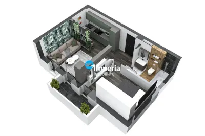 Apartament de vanzare,1 camera cu terasa, bloc nou, Pacurari Kaufland - foto 7