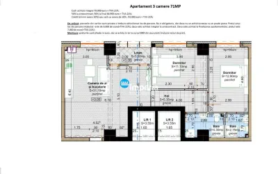 Etapa Noua! Ap 3 camere, Cartier Visoianu - foto 9