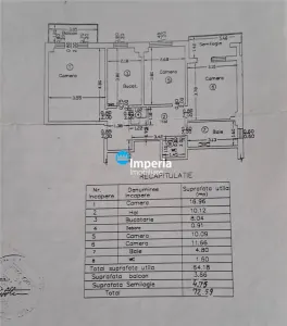 Apartament 3 camere spațios, 2 balcoane, lângă Școala „George Coșbuc”zona Dacia - foto 8