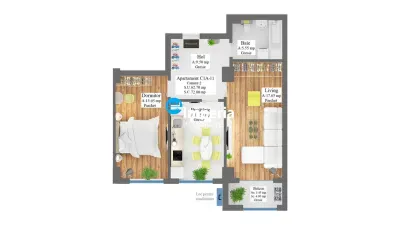 Proiect Nou, apartamente 2 camere decomandate, Plata si in Rate! - foto 4