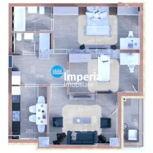 INTABULAT! Ap 3 camere 80MP- COPOU, Complex Rasarit de Soare - foto 3