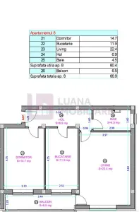 Apartament 2 camere | Selimbar - Lidl | NOU | intabulat | C1 - foto 8