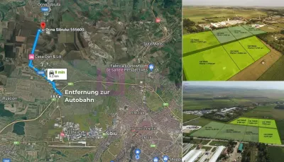 Teren intravilan | PUZ aprobat | utilitati | constructie hale industriale - foto 13