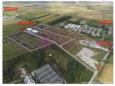 Teren intravilan | PUZ aprobat | utilitati | constructie hale industriale - foto 8