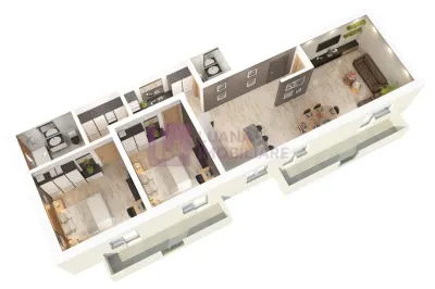 Apartament 3 camere, 2 bai | Doamna Stanca | NOU | incalzire pardoseala - foto 7