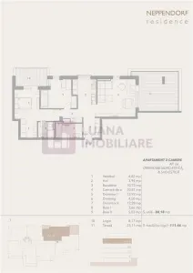 Apartament 3 camere | 2 bai | terasa | Turnisor | lift | INTABULAT | boxa C1 - foto 8