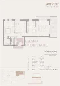 Apartament 3 camere | 2 bai | terasa | Turnisor | lift | INTABULAT | boxa C1 - foto 7