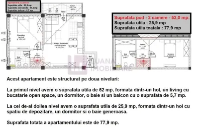 Apartament 3 camere de vanzare NOU | 2 bai | INTABULAT | la cheie | lift - foto 8