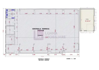 Spatiu industrial in Sibiu | 1000 mp | Central | cu birouri, apartament | h 15 m - foto 4