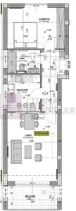 Apartament 2 camere PREMIUM | decomandat | la alb | cartier exclusivist (Mo) - foto 8