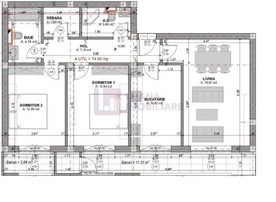 Apartament 3 camere | Doamna Stanca | NOU | 2 bai | etaj 3 - foto 5