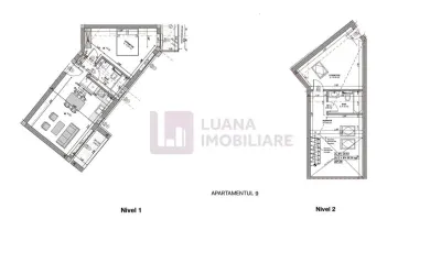 Penthouse 3 camere PREMIUM | 2 niveluri | finisat la cheie (West) - foto 8
