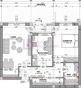 Apartament 2 camere | Doamna Stanca | gradina 53 mp | incalzire pardoseala | 2 - foto 5