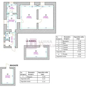 Apartament 2 camere de vanzare |  Central | recent renovat | Tribunal | - foto 9