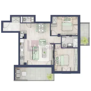 Apartament 3 camere PREMIUM | etaj 1 | Turnisor | boxa | lift | - foto 4