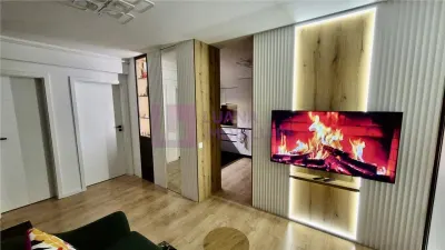 Apartament 4 camere de vanzare | 3 bai | amenajat complet | zona Mandra | lift - foto 12