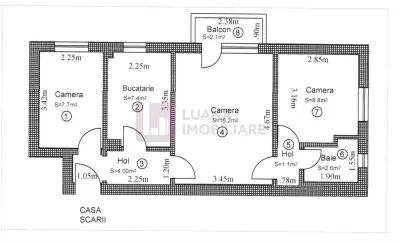 Apartament cu 3 camere de vanzare | Ciresica | etaj 1 | pivnita | video - foto 8