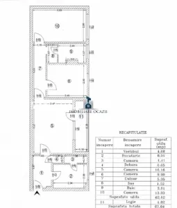 Vanzare Apartament 3 Camere Semidecomandat Luica-Dorohoi - foto 9