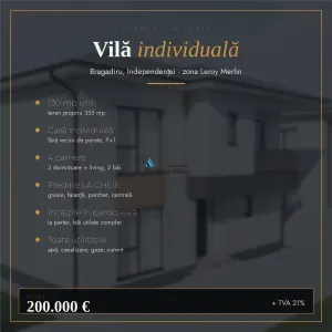 VILA Individuala, 4 cam, 2026,  incalzire in pardoseala, deosebita - foto 3