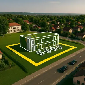 Oportunitate dezvoltare comerciala,  teren 1700 mp Popricani, langa Primarie - Iasi