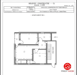Apartament cu doua camere, semifinisat, in Cristesti, zona Materom, loc de parcare inclus - foto 7