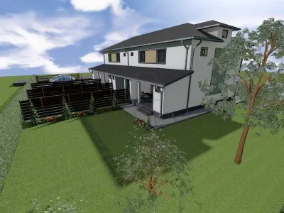 Apartament in casa insiruita - zona buna - mobilat utilat - curte amenjata - foto 5