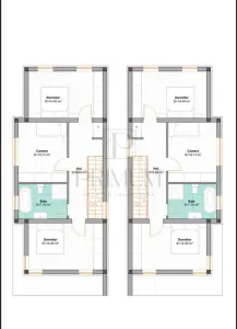 Duplex despartit prin camera tehnica - personalizare interioara - living mare - balcon - foto 6