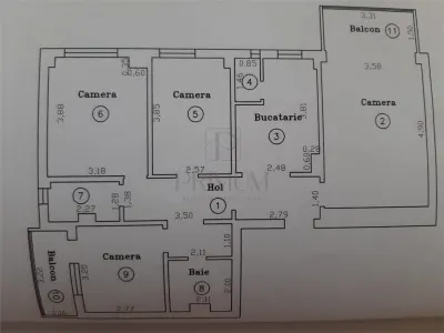 FREIDORF - 4 CAMERE - 2 BAI - ETAJ 1 - DEBARA - 2 BALCOANE - CENTRALA PROPRIE - DECOMANDAT - foto 8