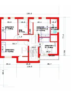 Duplex 6 camere - bucataria mobilata complet - toate utilitatile - 160 mp utili -  separat prin camera tehnică - foto 18