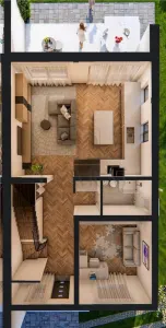 Duplex spatios - Cartier Plopi - toate utilitatile - foto 6