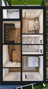 Duplex spatios - Cartier Plopi - toate utilitatile - foto 7