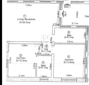 BRAYTIM - 3 CAMERE SI 2 BAI - CURTE PROPRIE - BOXA DE DEPOZITARE - PARCARE INCLUSA - foto 3