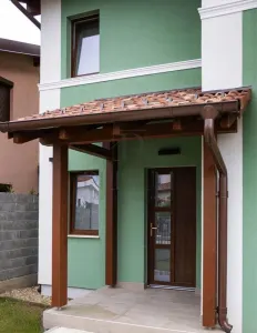 Sacalaz- dormitor la parter- despartit prin garaj- bucatarie echipata si mobilata - foto 2