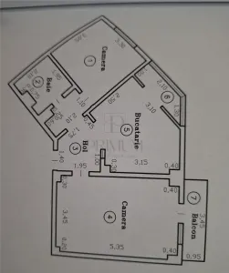 Dambovita - 2 Camere - Etaj intermediar - Decomandat - Centrala proprie - foto 12