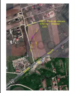 RECO Teren intravilan  5755 mp -zona rezidentiala Les - foto 2