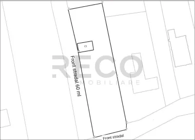 RECO Teren 900 mp , front stradal 60 ml cu toate utilitatile- central Osorhei - foto 4